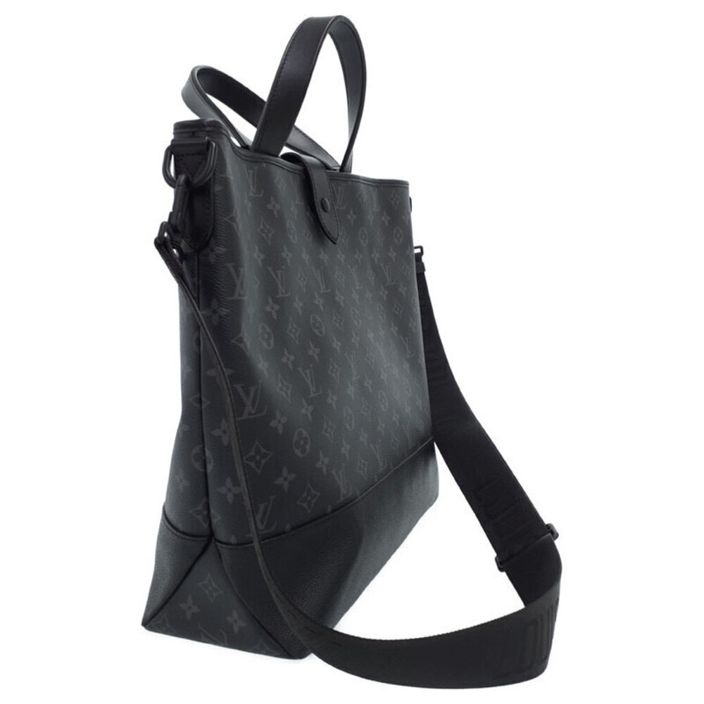 Louis Vuitton Monogram Eclipse Bag Black Tote Saumur